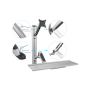 Digitus , Wall mount , Workstation , Adjustable Height, Tilt, Swivel , 27 , Maximum weight (capacity) 6 kg , Silver