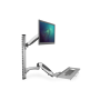 Digitus , Wall mount , Workstation , Adjustable Height, Tilt, Swivel , 27 , Maximum weight (capacity) 6 kg , Silver