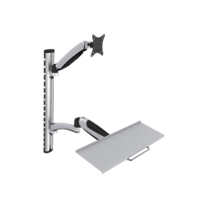 Digitus , Wall mount , Workstation , Adjustable Height, Tilt, Swivel , 27 , Maximum weight (capacity) 6 kg , Silver