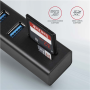 AXAGON SuperSpeed USB-A Hub and Card Reader , HMA-CR3A