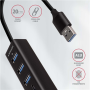AXAGON SuperSpeed USB-A Hub and Card Reader , HMA-CR3A