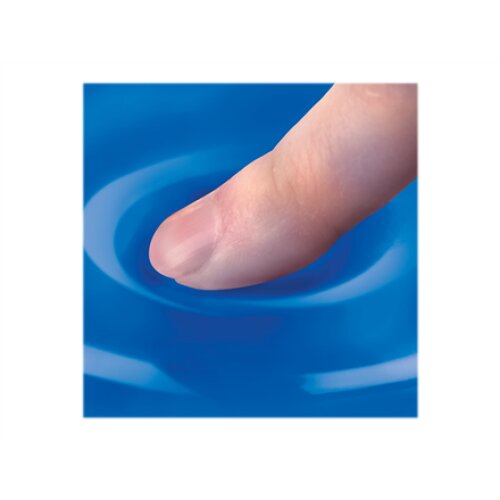 Fellowes , Mouse pad with wrist support CRYSTAL , Mouse pad with wrist pillow , 230 x 202 x 32 mm , Blue