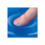 Fellowes , Mouse pad with wrist support CRYSTAL , Mouse pad with wrist pillow , 230 x 202 x 32 mm , Blue