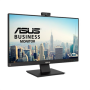 Asus Business Monitor BE24EQK 23.8 , IPS, FHD, 1920 x 1080, 16:9, 5 ms, 300 cd/m², Black, HDMI ports quantity 1, Integrated Full HD webcam