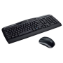 Logitech MK330 Keyboard and Mouse Set, Wireless, Mouse included, Batteries included, US, Numeric keypad, Black