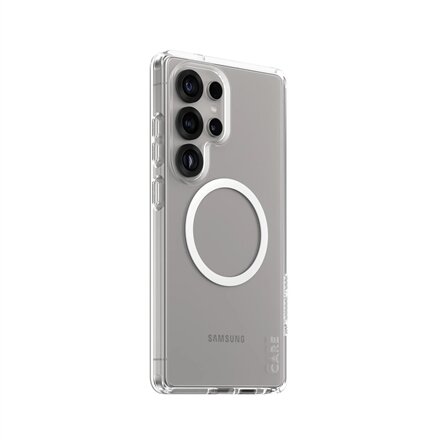 CARE Back protection , Samsung , Galaxy S25 Ultra , Recycled plastic , White