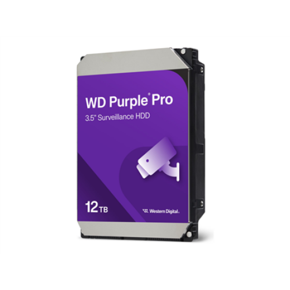 Western Digital , Surveillance Hard Drive , Purple Pro WD121PURP , 7200 RPM , 12000 GB