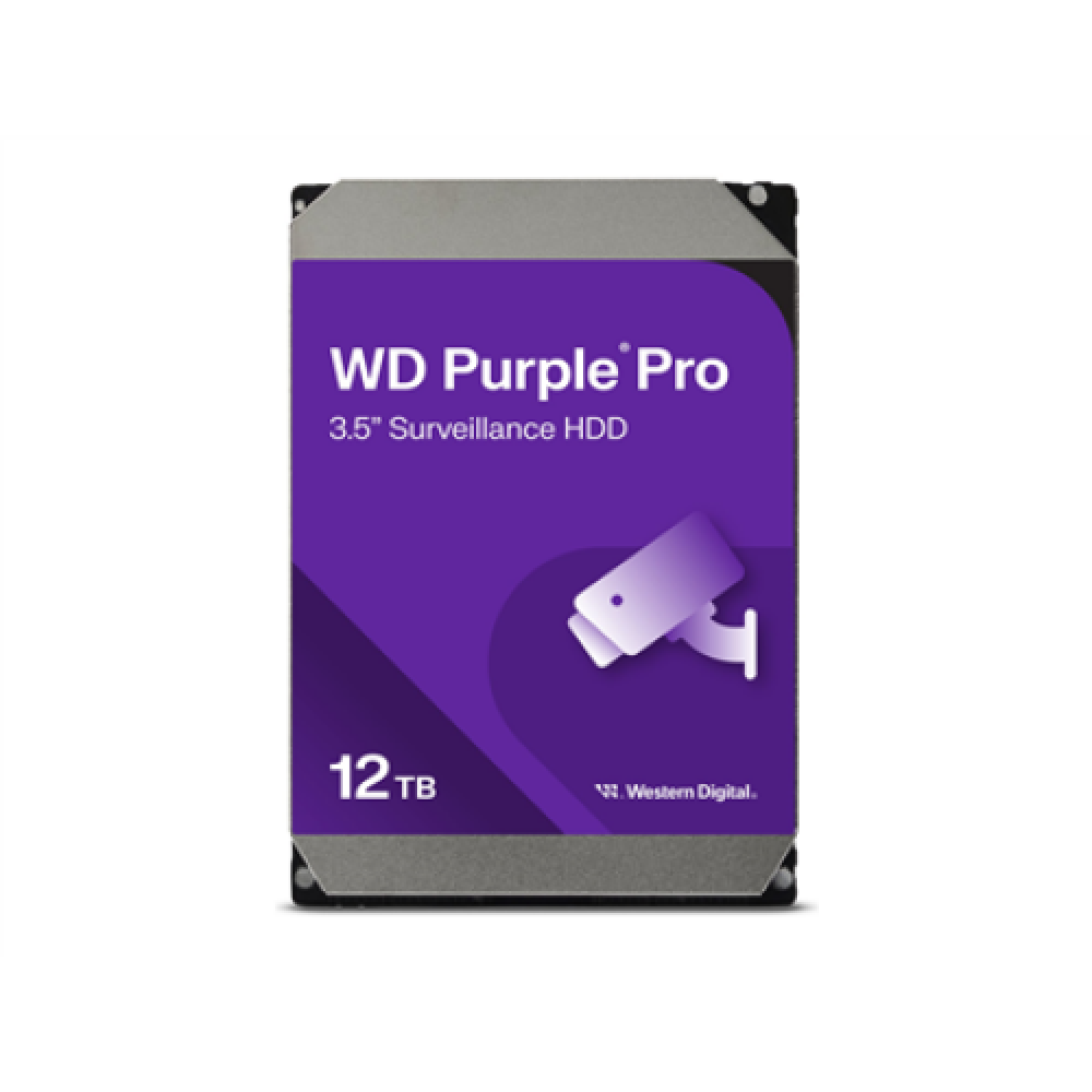 Western Digital , Surveillance Hard Drive , Purple Pro WD121PURP , 7200 RPM , 12000 GB