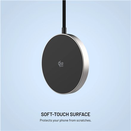 Fixed MagPad Slim wireless charger with Qi2.2, MagSafe support