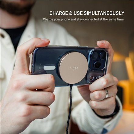 Fixed MagPad Slim wireless charger with Qi2.2, MagSafe support