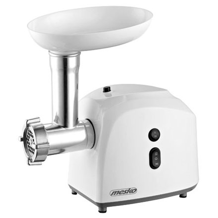 Mesko , Mesko MS 4805 , White , Middle size sieve, mince sieve, poppy sieve, plunger, sausage filler, kibbe attachment