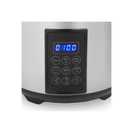 Tristar , Digital Rice and Steam Cooker , RK-6138 , 900 W , 2.2 L , Number of programs 7 , Grey