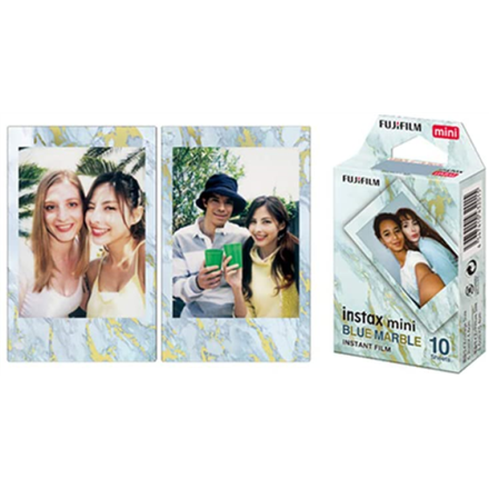 Fujifilm , Instax Mini Blue Marble (10pl) Instant Film , 54 x 86 mm