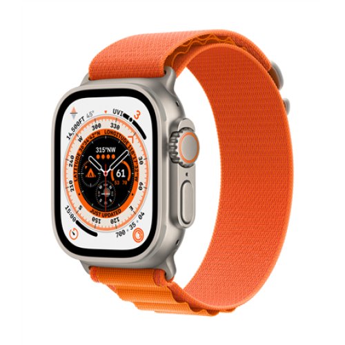 Apple Watch Ultra GPS + Cellular MQFL3EL/A 49mm, Retina LTPO OLED, Touchscreen, Heart rate monitor, Waterproof, Bluetooth, Wi-Fi