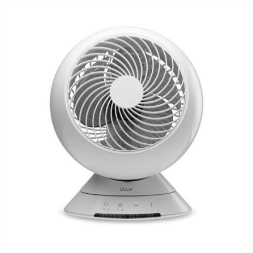 Duux , Fan , Globe , Table Fan , White , Diameter 26 cm , Number of speeds 3 , Oscillation , 23 W , Remote control