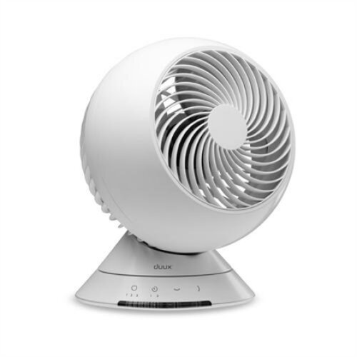 Duux , Fan , Globe , Table Fan , White , Diameter 26 cm , Number of speeds 3 , Oscillation , 23 W , Remote control