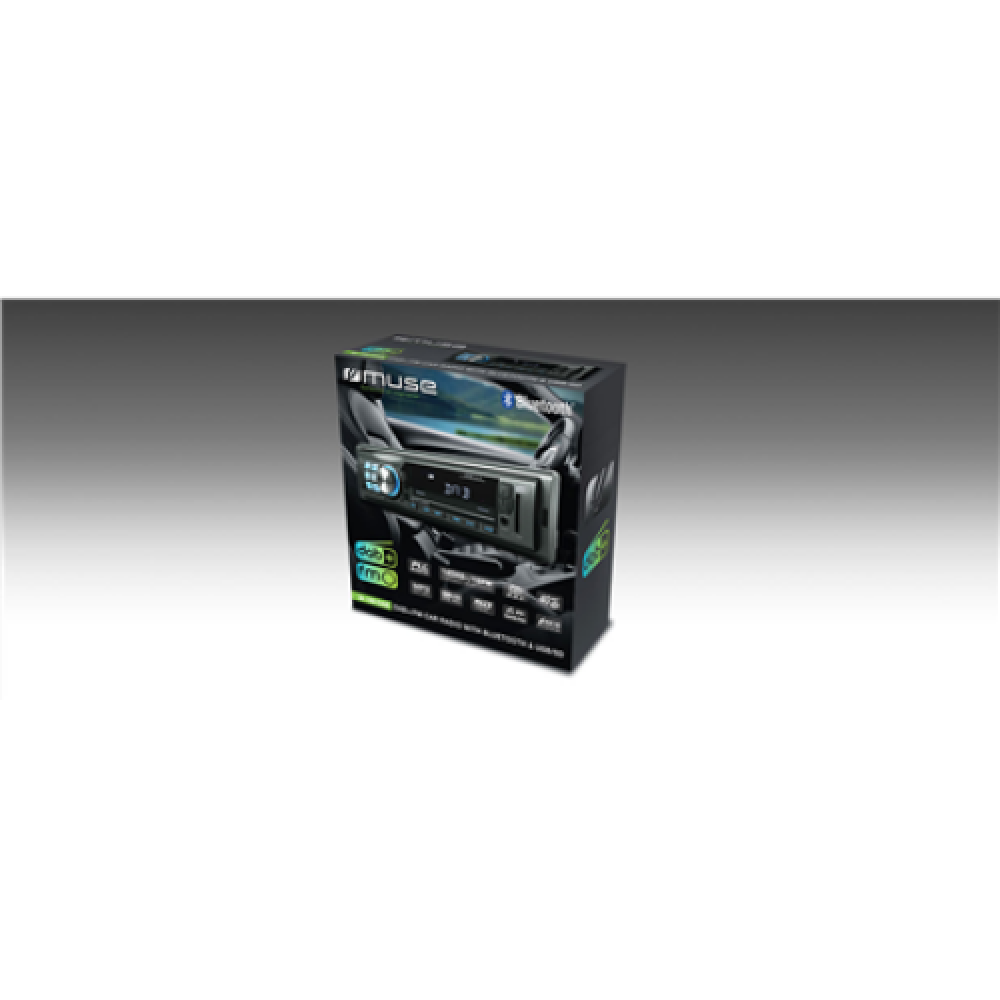 Muse , No , 4 x 40 W , M-199 , Car radio MP3 player with Bluetooth, USB/SD