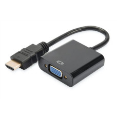 Digitus , HDMI to VGA converter adapter , DA-70461 , Black