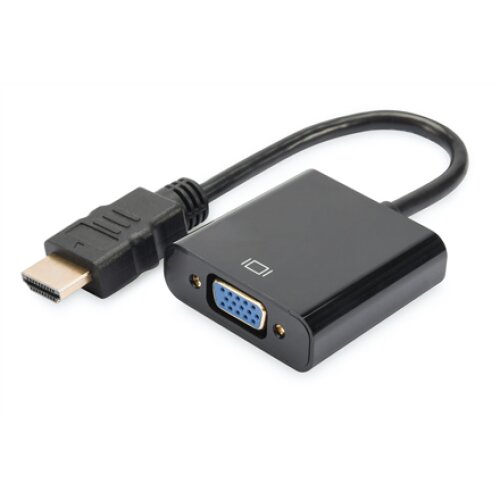 Digitus , HDMI to VGA converter adapter , DA-70461 , Black
