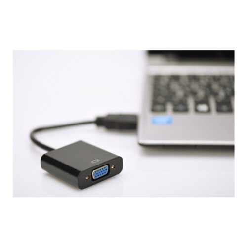 Digitus , HDMI to VGA converter adapter , DA-70461 , Black