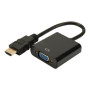 Digitus , HDMI to VGA converter adapter , DA-70461 , Black