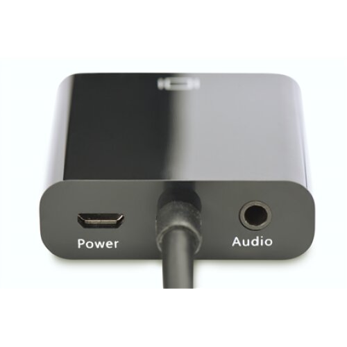 Digitus , HDMI to VGA converter adapter , DA-70461 , Black