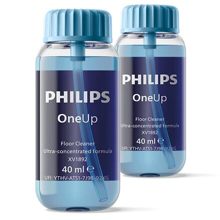 Philips Floor cleaner detergent , XV1892/02 OneUp , 2x40 ml