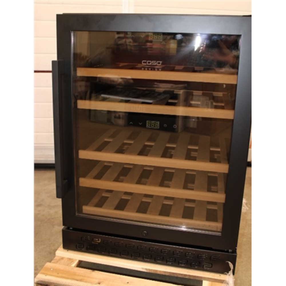 SALE OUT. Caso WineChef Pro 40 Wine cooler, Up to 40 bottles, Black , Caso Wine cooler , WineChef Pro 40 , Energy efficiency class G , Free standing , Bottles capacity 40 bottles , Cooling type Compressor technology , Black , REFURBISHED,REBUOND INNER TRI