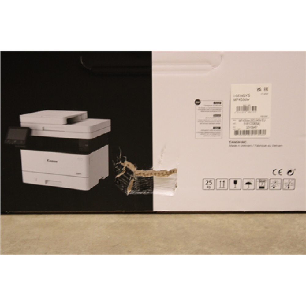 SALE OUT. Canon I-SENSYS MF455DW MFP laser , Canon Multifunction Laser Printer , I-SENSYS MF455DW , Laser , Mono , Printer , A4 , Wi-Fi , DAMAGED PACKAGING