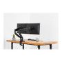 Digitus , Desk Mount , Universal Dual Monitor Mount with Gas Spring and Clamp Mount , Swivel, height adjustment, rotate , Black