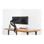 Digitus , Desk Mount , Universal Dual Monitor Mount with Gas Spring and Clamp Mount , Swivel, height adjustment, rotate , Black
