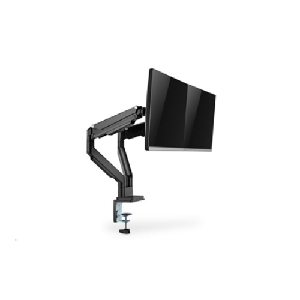 Digitus , Desk Mount , Universal Dual Monitor Mount with Gas Spring and Clamp Mount , Swivel, height adjustment, rotate , Black