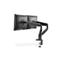 Digitus , Desk Mount , Universal Dual Monitor Mount with Gas Spring and Clamp Mount , Swivel, height adjustment, rotate , Black
