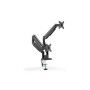 Digitus , Desk Mount , Universal Dual Monitor Mount with Gas Spring and Clamp Mount , Swivel, height adjustment, rotate , Black