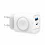 Gembird 2-in-1 20 W Apple Watch and Phone Fast Charger , TA-UC-PDQCW20-01-W