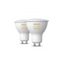 Hue WA 4.3W GU10, 2pcs pack , GU10 , 4.3 W , Warm White 2200-6500K , Bluetooth and Zigbee