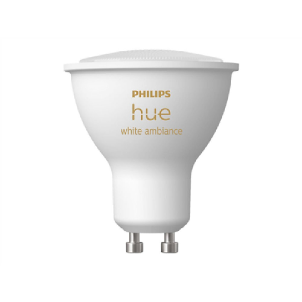 Hue WA 4.3W GU10, 2pcs pack , GU10 , 4.3 W , Warm White 2200-6500K , Bluetooth and Zigbee