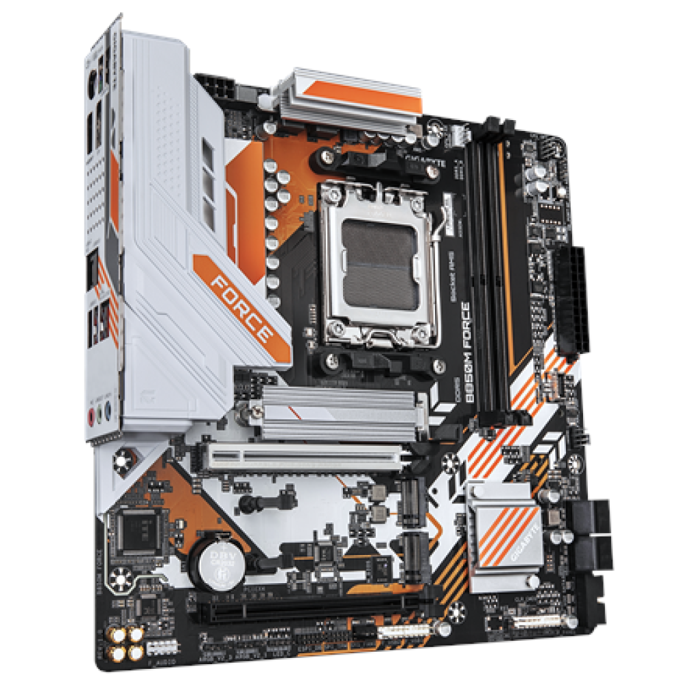 Gigabyte B850M FORCE (rev. 1.0) , Processor family AMD , Processor socket AM5 , DDR5 , Supported hard disk drive interfaces SATA, M.2 , Number of SATA connectors 4