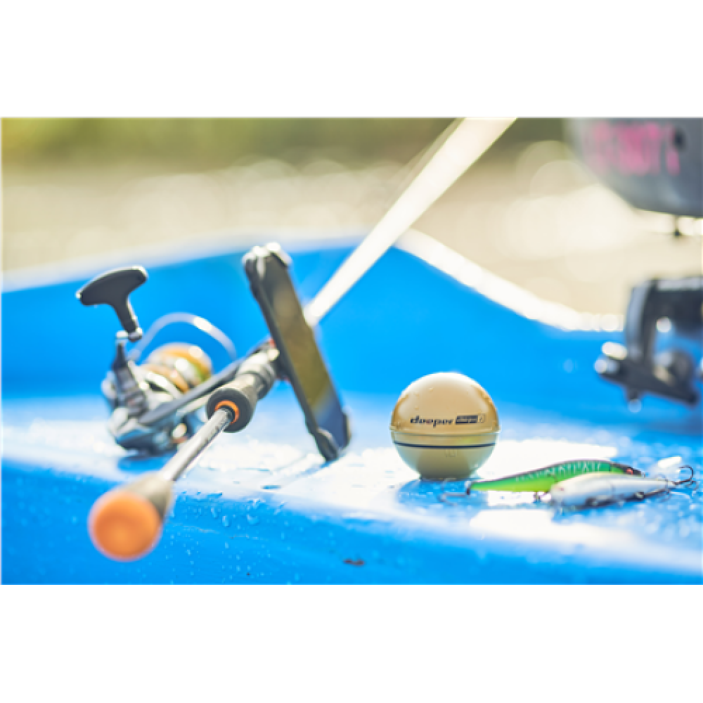 Deeper Smart Sonar CHIRP+2 with Extender (Shore kit) Sonar Sand/Black Wireless