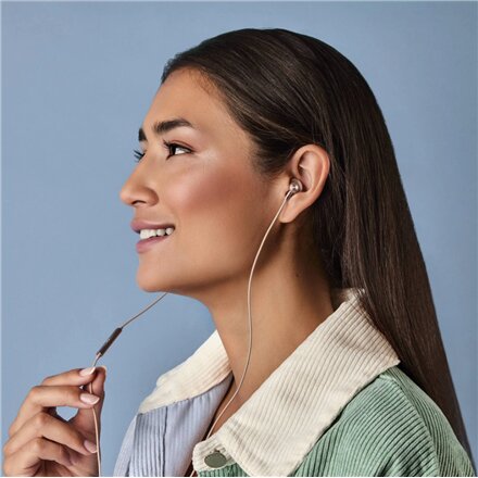 Energy Sistem Wired Earphones , EasyPods Type C , Built-in microphone , USB-C , Rose Gold