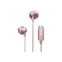 Energy Sistem Wired Earphones , EasyPods Type C , Built-in microphone , USB-C , Rose Gold
