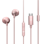 Energy Sistem Wired Earphones , EasyPods Type C , Built-in microphone , USB-C , Rose Gold