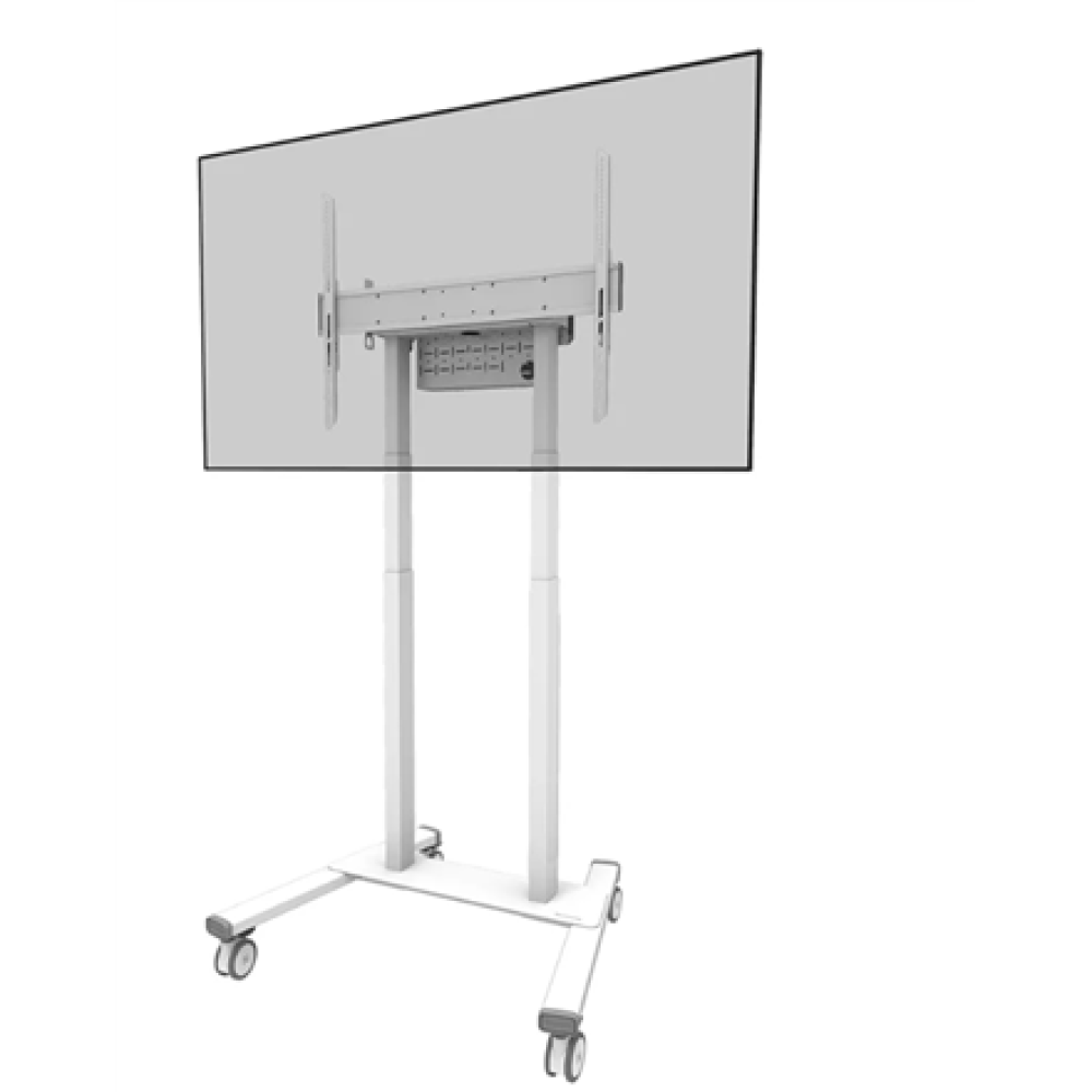 Neomounts Floor stand , FL55-875WH1 TV trolley , Adjustable Height , 55-100 , Maximum weight (capacity) 110 kg , White