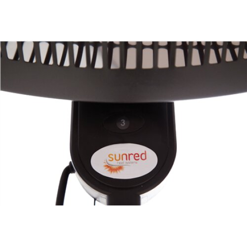 SUNRED , Heater , SMQ2000A, Elekra Quartz Standing , Infrared , 2000 W , Black , IP34