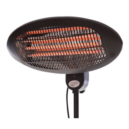 SUNRED , Heater , SMQ2000A, Elekra Quartz Standing , Infrared , 2000 W , Black , IP34