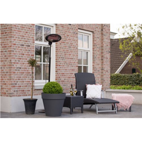 SUNRED , Heater , SMQ2000A, Elekra Quartz Standing , Infrared , 2000 W , Black , IP34
