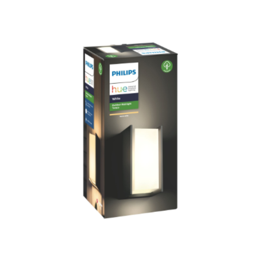 Philips Hue Turaco Outdoor Wall Lantern , E27 , 9 W , Warm white
