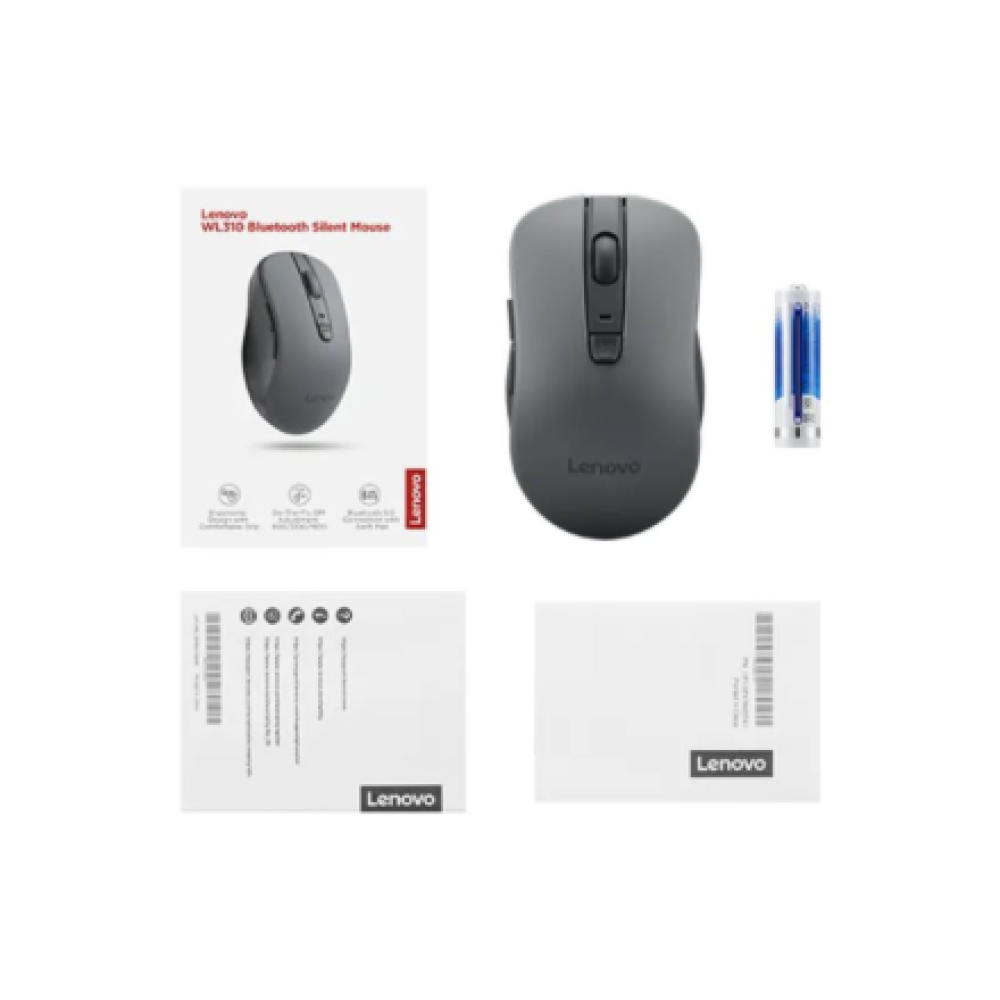 Lenovo , Silent Mouse , WL310 , Wireless , Bluetooth , Grey