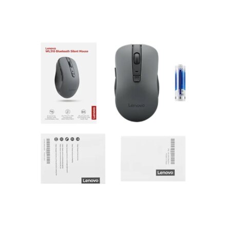 Lenovo , Silent Mouse , WL310 , Wireless , Bluetooth , Grey