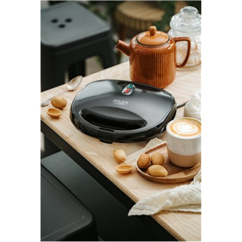 Adler Nut Cookie Maker , AD 3071 , 750 W , Number of pastry 12 , Nuts , Black